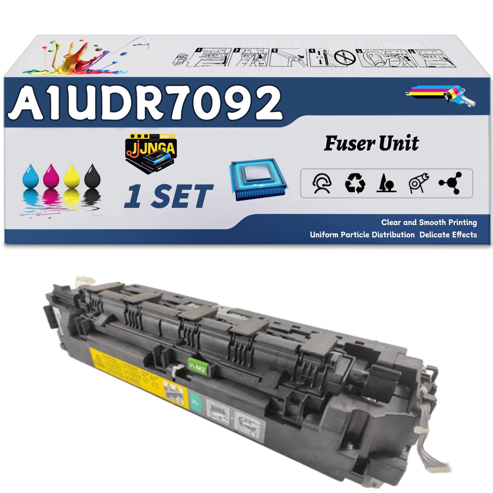 JJNGA A1UDR70922(110V) Fuser Unit is Compatible for Konica Minolta bizhub 223 283 36 363 42 423 Printers, with a Capacity of 470000 Pages and a Very Good Printing Experience (1 Set)