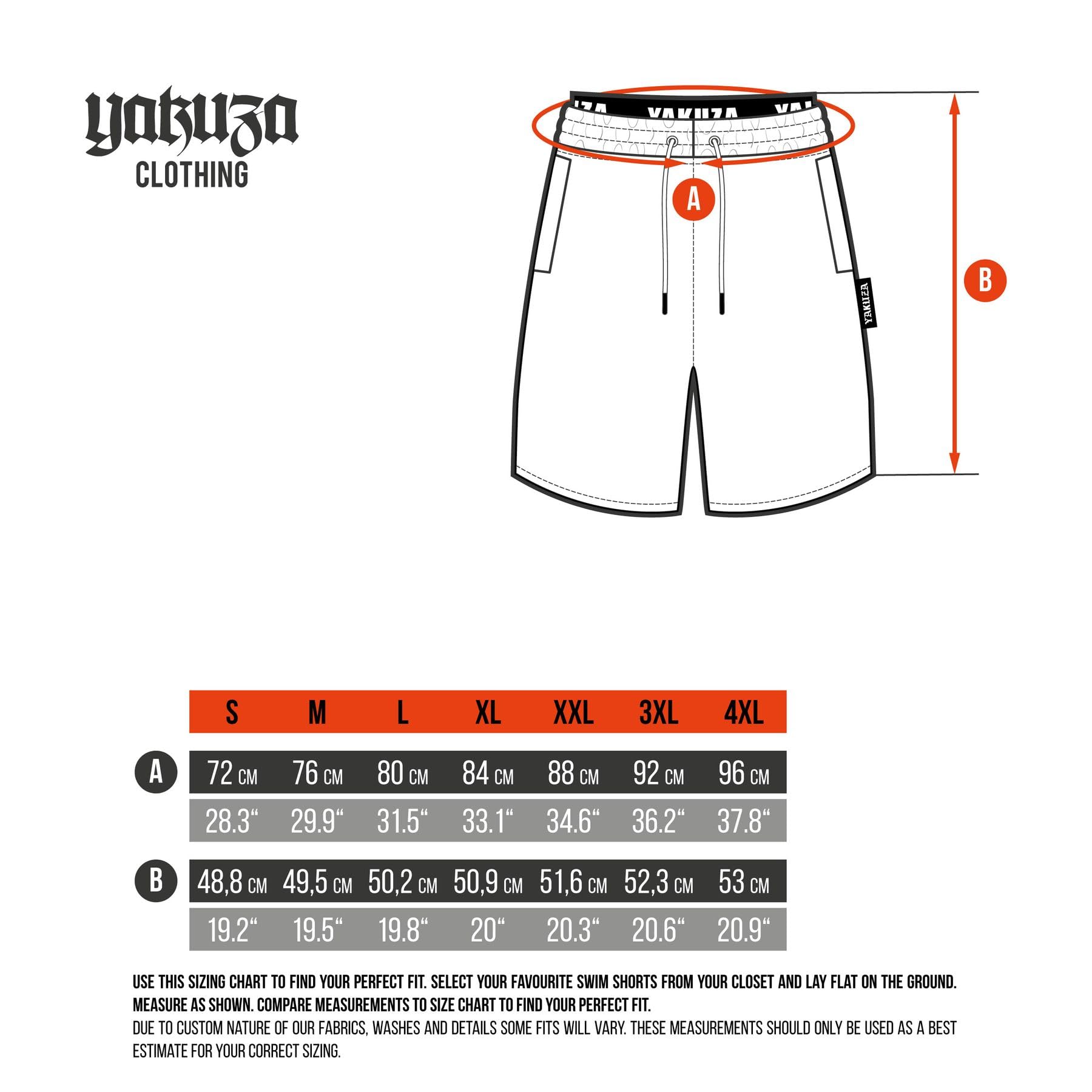 Yakuza Herren Noggin Badeshorts