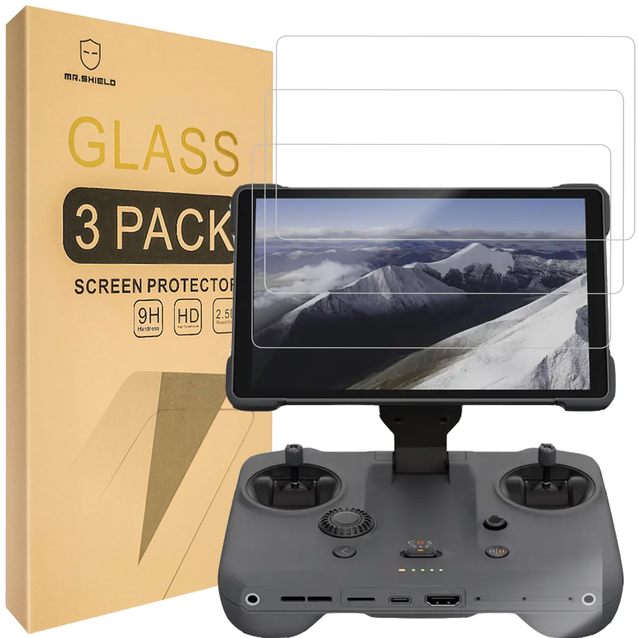 Verre trempé 9H Mr.Shield protection écran premium compatible tablette Plublecte