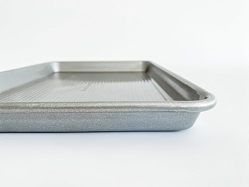 Miniatura 2 de USA Pan Bandeja de media hoja para hornear resistente a la deformación hecha en los Estados Unidos de acero aluminizado de 17 14 x 12 14 x 14 x 1