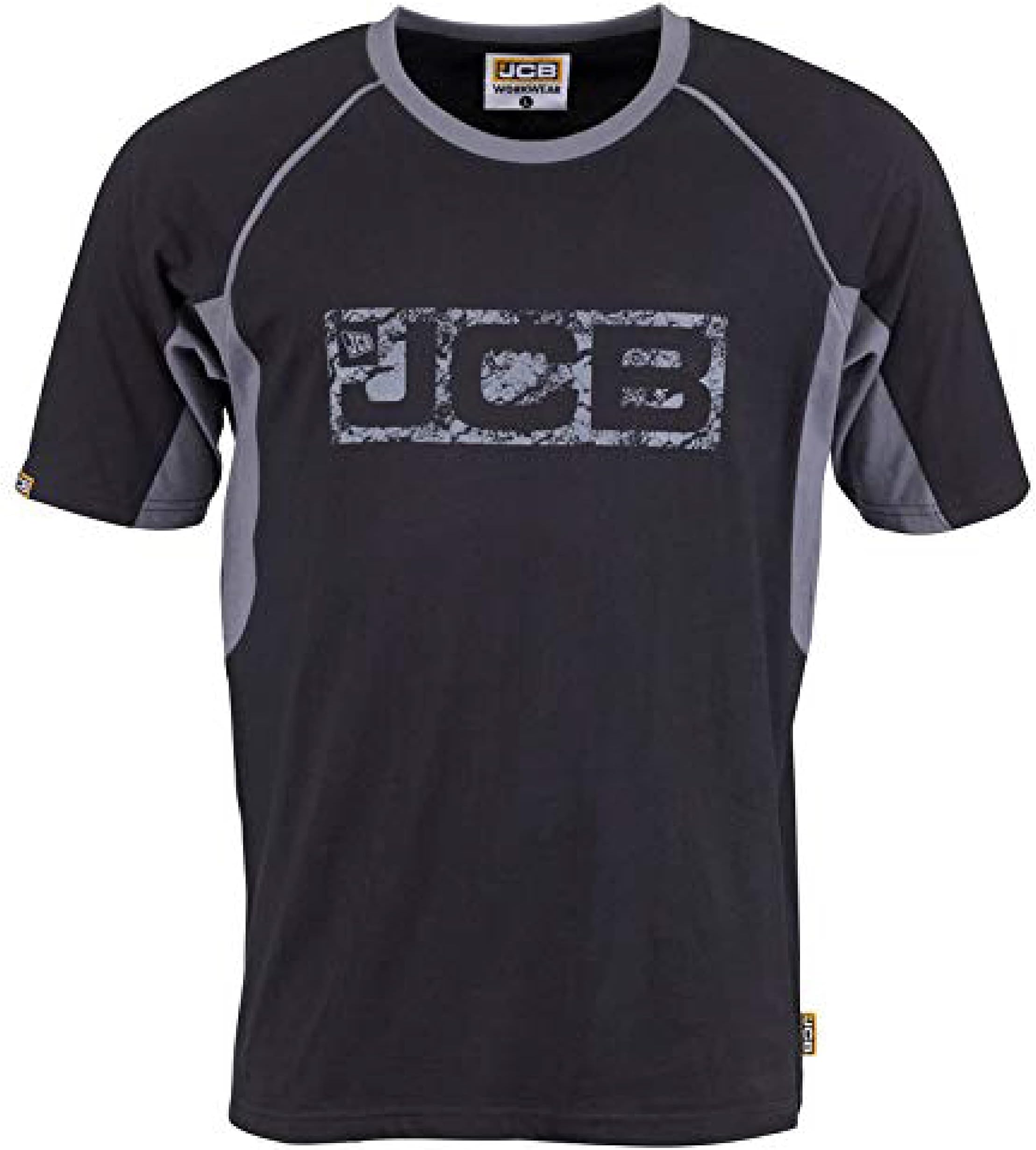 JCB - JCB Workwear - Men's T-Shirts -Trade T-Shirt - Black/Grey - Large