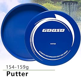 GOOSO Disc Golf Set - Driver, Mid-Range and Putter Discs with Disc Golf Bag for Outdoor and Backyard, Comfortable Plastic, 6 Pack
