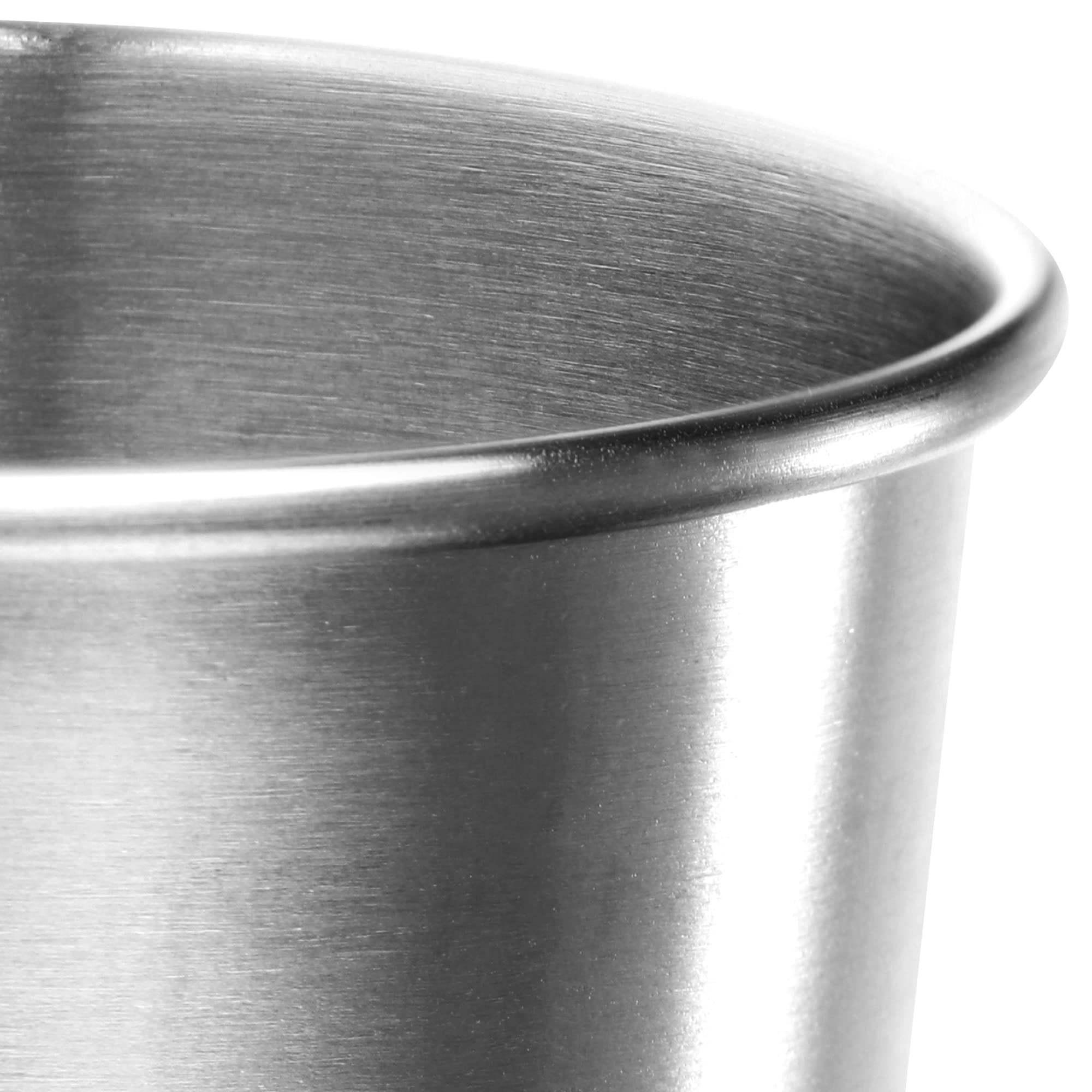 6 bicchieri in acciaio inox - Bicchiere in acciaio inox di alta qualità - Bicchiere da campeggio 250 ml - Bicchiere da viaggio infrangibile e senza BPA