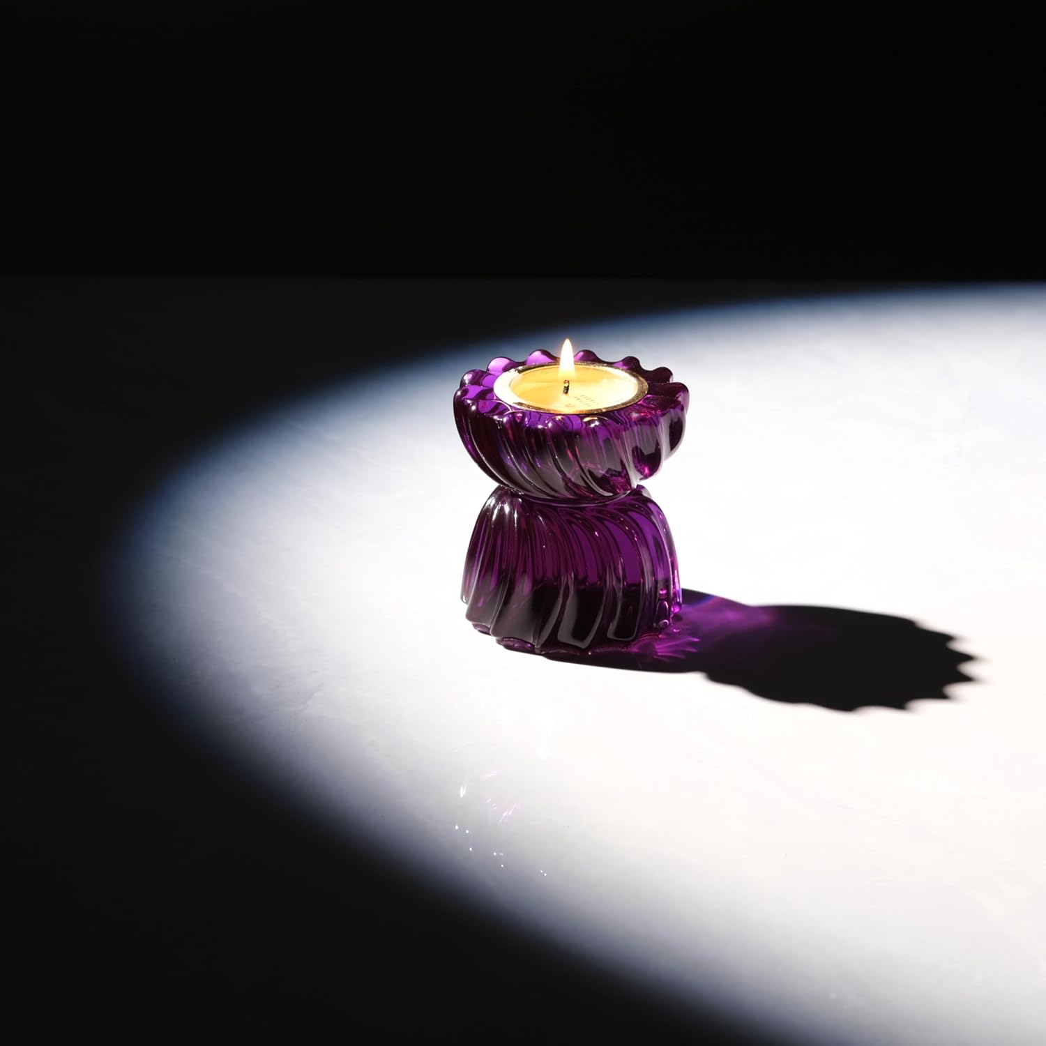 Twizzle Twist Tealight Holder, Decorative Tealight Candle Holder for Table Display, Romantic Decoration, Unique Home Décor Aesthetic, Housewarming Gift, Spiral Sculpture Diwali Tea Light Stand