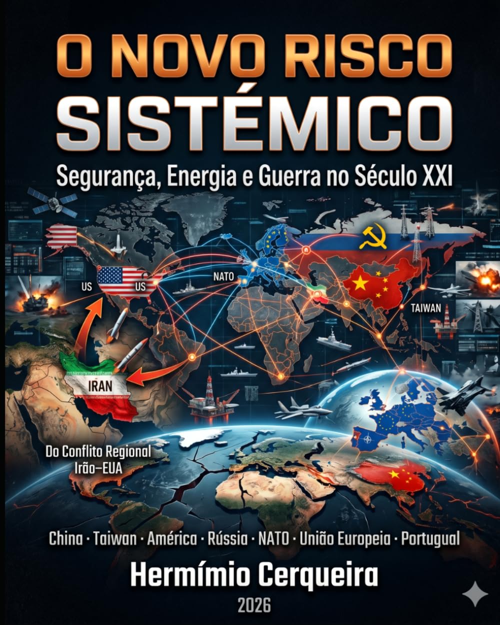 O NOVO RISCO SISTÉMICO Segurança, Energia e Guerra no Século XXI: Do Conflito Regional Irão–EUA ao Conflito Global China · Taiwan · América · Rússia · ... CERQUEIRA - OS MEUS LIVROS & eBOOKS)