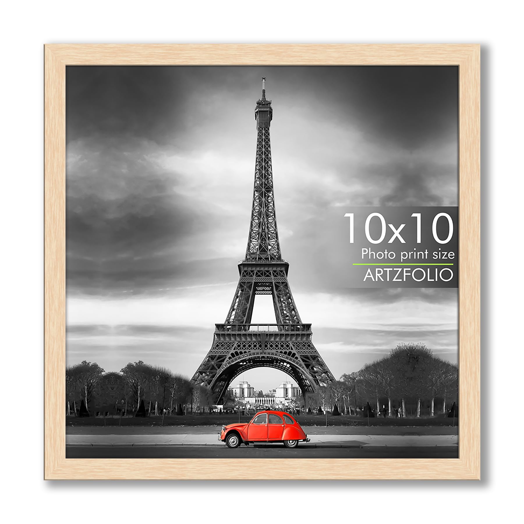ArtzFolio Wall & Table Photo Frame D563 | Wall Photo Frame Collage for Living Room | Picture Frames Bedroom, Home & Office Decoration | Natural Brown | 10x10 inch (25x25 cms)