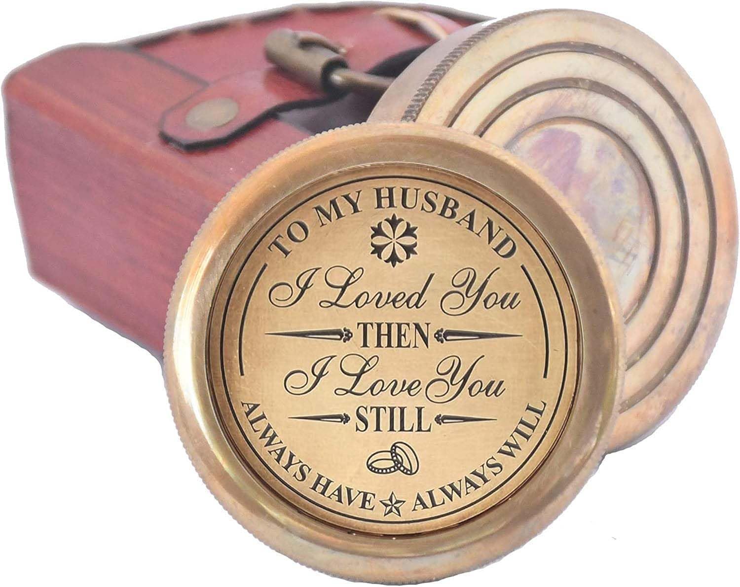 Husband Gifts for Anniversary - Best Husband Birthday, Gift for Husband from Wife, Anniversary for Husband Gifts, Bronze for Men, Romantic Gifts for Him/Her, Keepsake Gifts for Husband