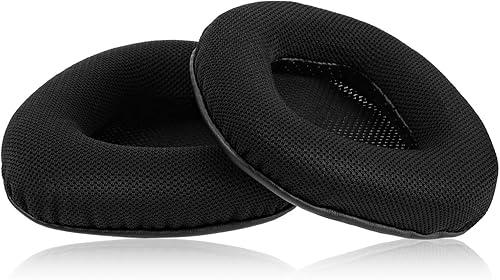 Miniatura 6 de Almohadillas de repuesto de espuma viscoelástica y tela de malla para auriculares Corsair Void y Corsair Void PRO RGB con cableinalámbricos para