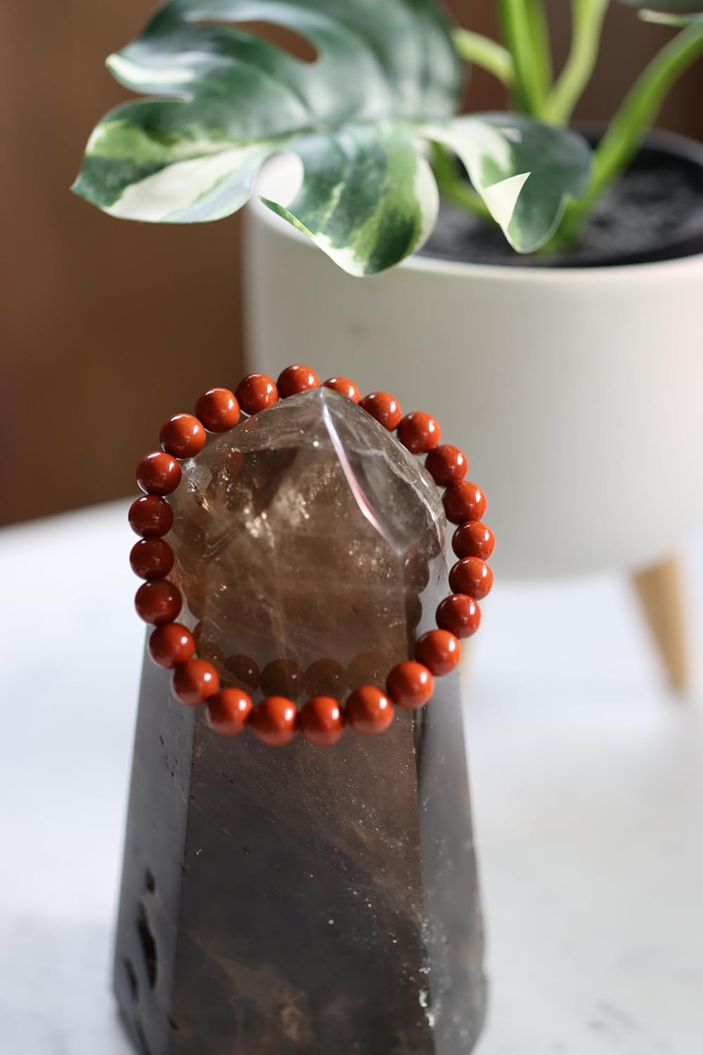 The Vida Handmade AAA+ Quality Crystal Stretch Elastic Bracelet - Nature Gemstone-8mm - Jewelry Gift - Holiday Gift - For Women & Men - Image 2