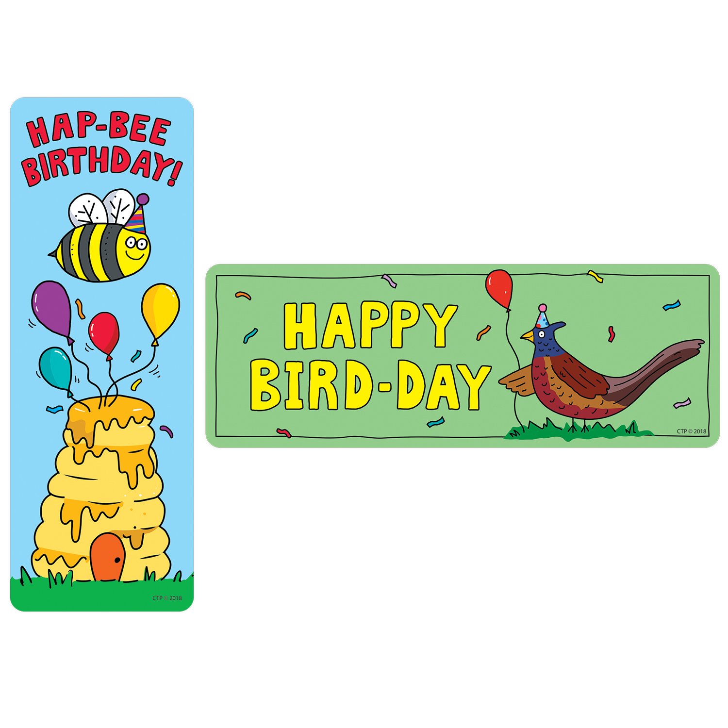 Creative Teaching PressSo Much Pun! Hap-bee Birthday Bookmarks (5555)
