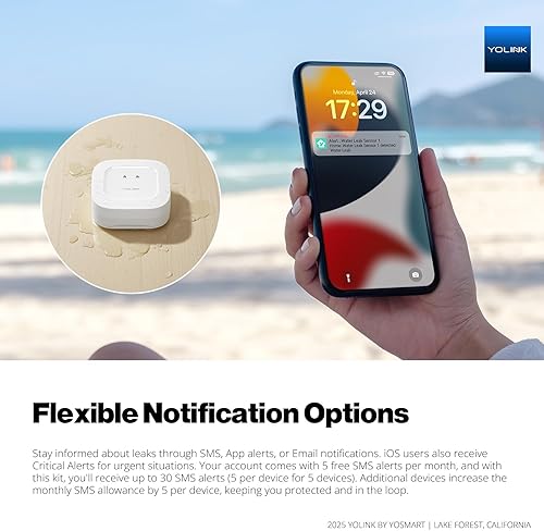 Miniatura 4 de YoLink Kit inteligente de sistema de protección contra fugas de agua robot de válvula Bulldog controlador inteligente de válvula 2 3 sensores de