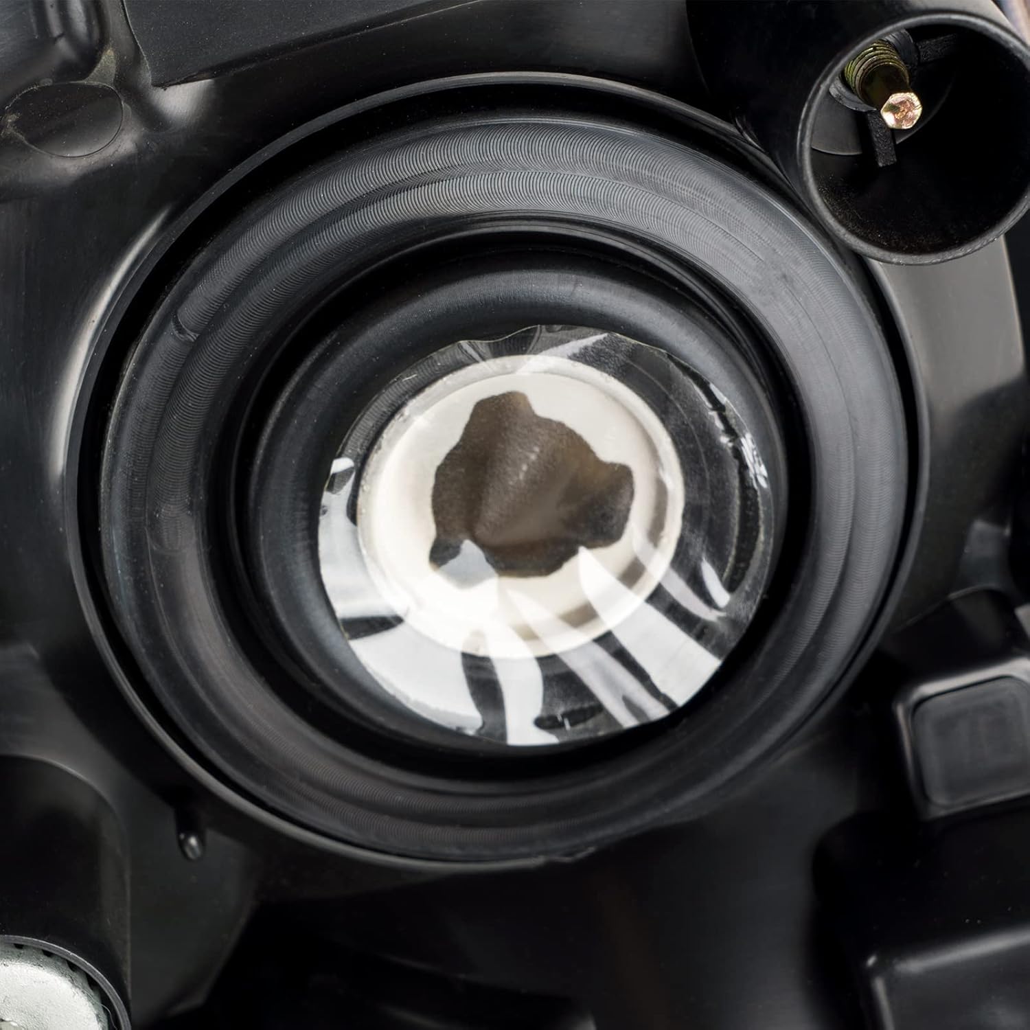 KAC Headlight Assembly - Compatible with 2008-2013 Rogue & 2014-2015 Rogue Select - Clear Lens + Black Housing - Left/Right Pair - Replaces OEM NI2503170, NI2503204