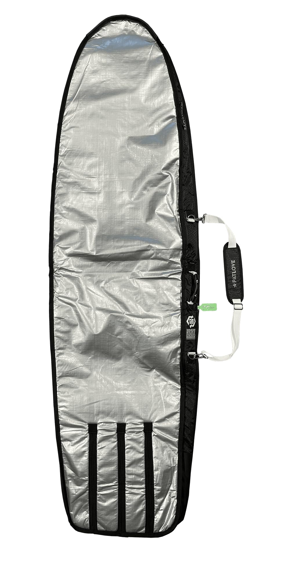 PATLOVE Housse de Protection pour Planche de Windsurf, Blackline 8mm, Noir