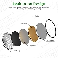 Vista 4 de BONAI Batería CR2032 3V Batería de litio Batería de botón de moneda 30