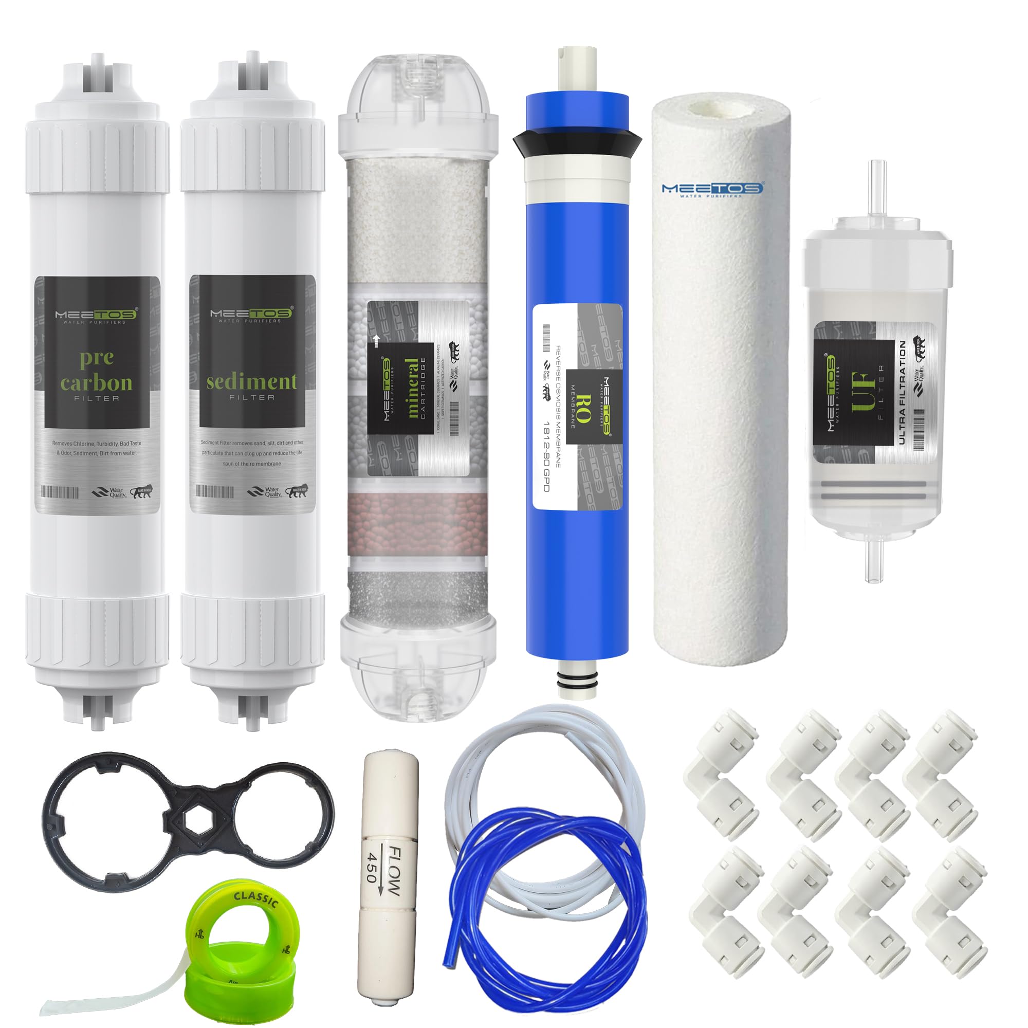 MEETOS Inline Water Filter Kit - Purify Your Water -13