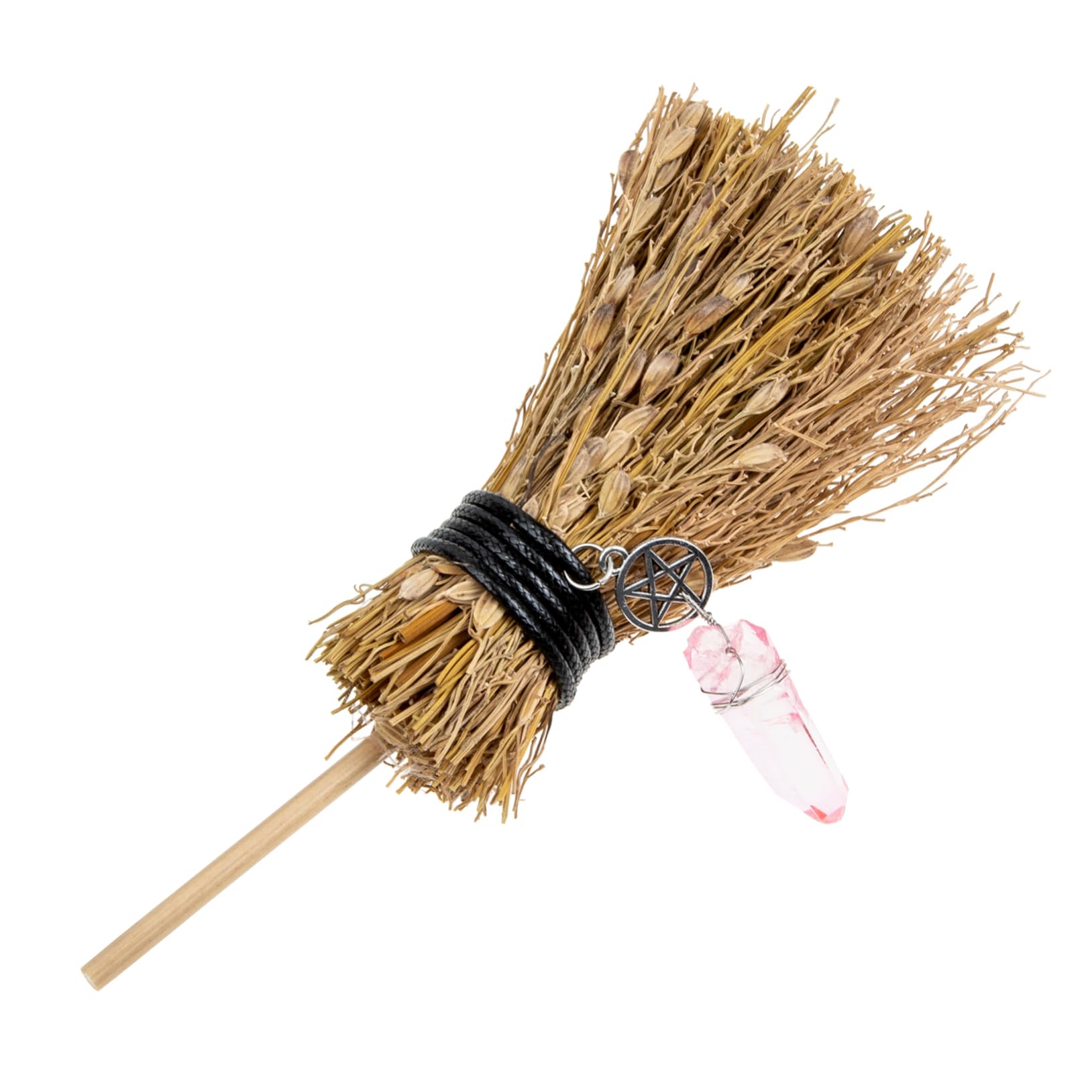 SEWACC Halloween Supplies Micro Landscape Decor Miniature Broom Model Car Hanging Pendant DIY Charm Pendant