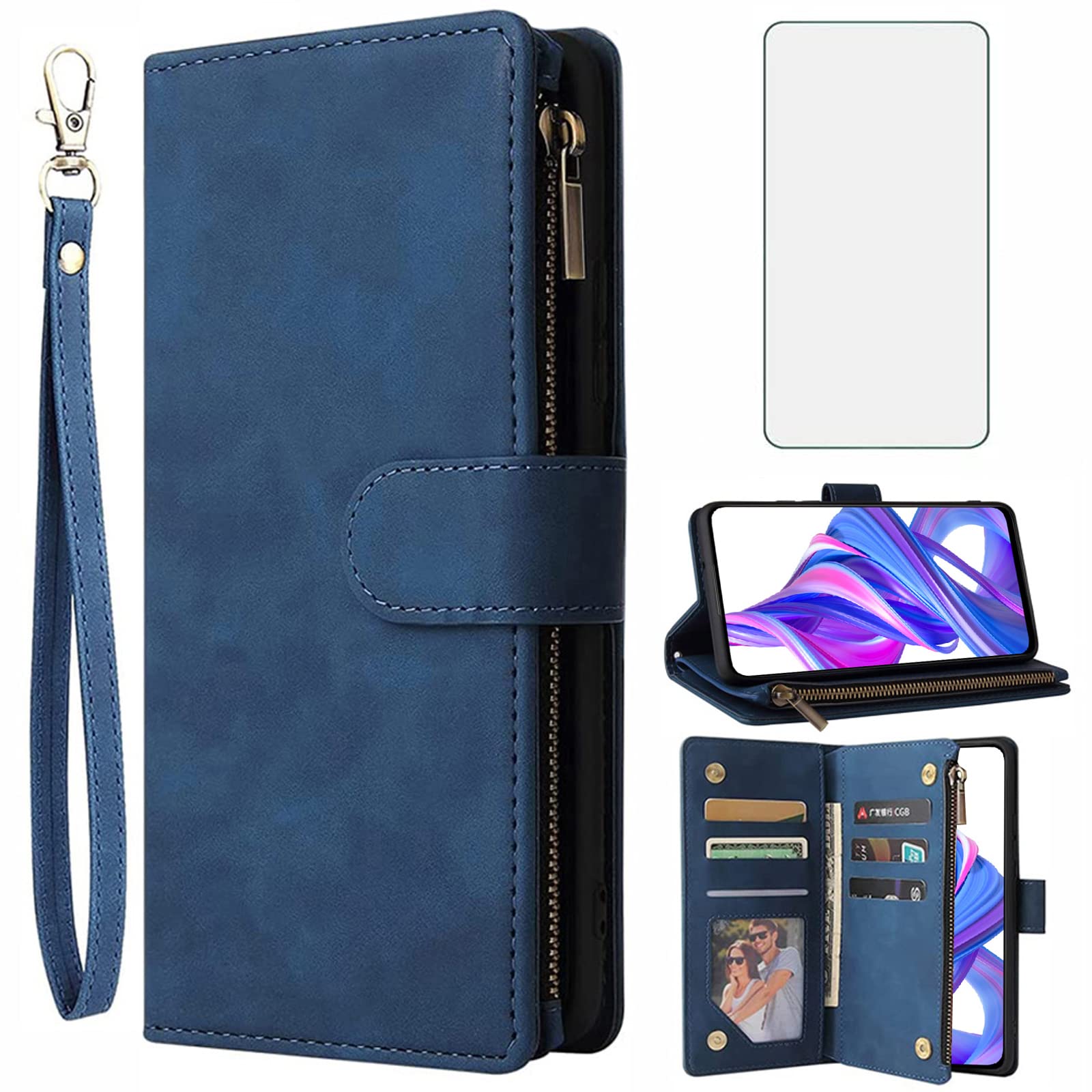 Asuwishcompatible With Huawei Y9s Honor 9x Pro Wallet Case