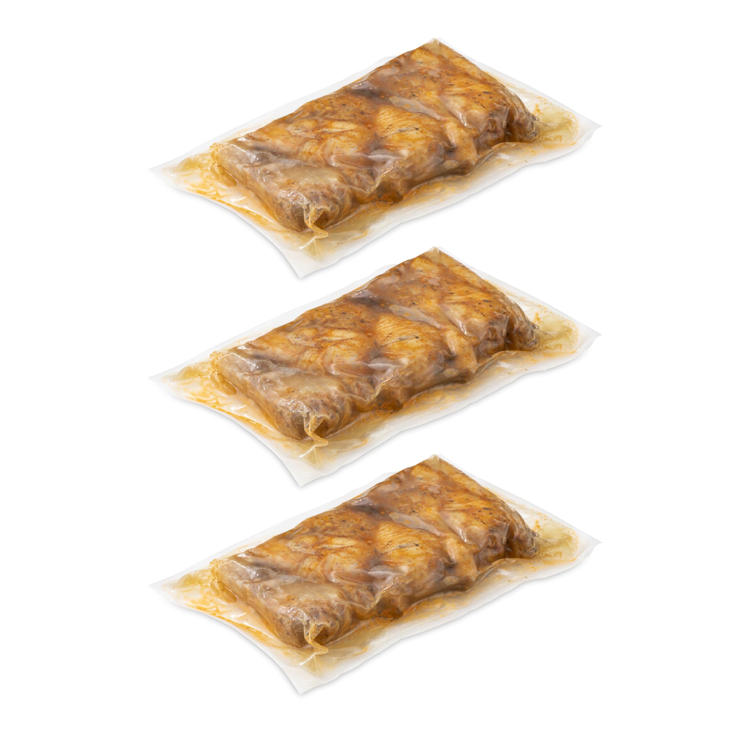 LANDPERLE Hähnchen-Unter-Schenkel 3x ca. 700g | Pilons De Poulet Fritst | Hähnchenkeulen Hühnerkeulen vakuum-gegart im eigenen Saft | vorgebacken | Hähnchenfleisch Küchenfertig | für BBQ Grillen (3)