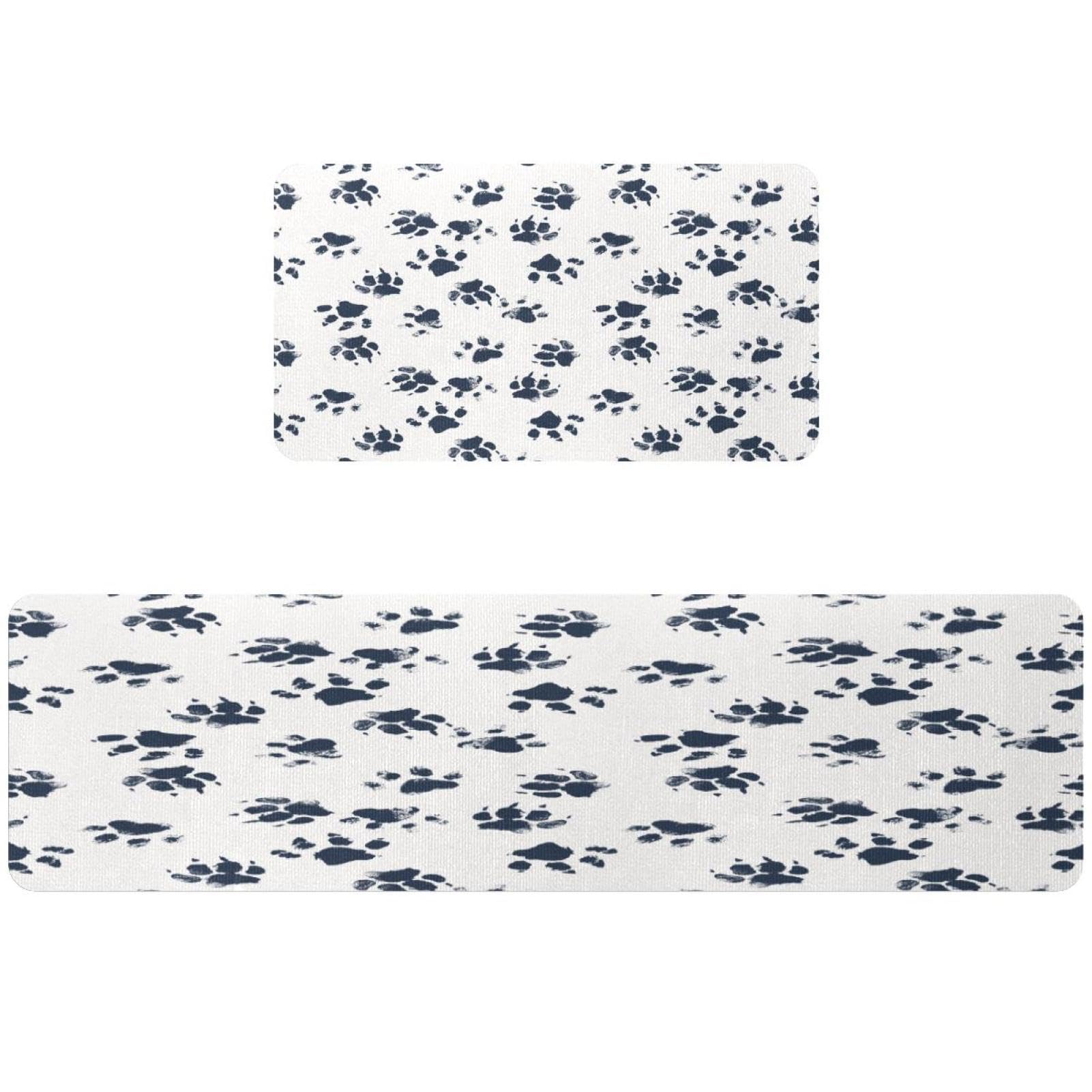Alfombrillas de cocina VAPOKF lavables y antideslizantes con huellas