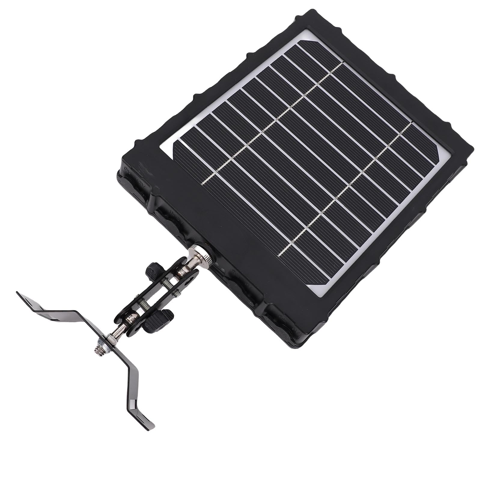 Pannello Solare per Fotocamera da Trail, Batteria Al Litio Integrata da 8000 MAh Caricabatteria Solare Al Silicio Monocristallino, Kit Off-grid con Porte USB Multiple per Fotografia di