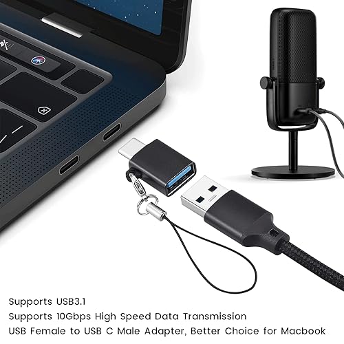 Miniatura 5 de weishan USB C Cable for Elgato HD60 S+, HD60 X Game Capture Card & Wave 3, XLR Condenser Mic - Super Fast Charging Cable with Adapter, 6.6ft Long