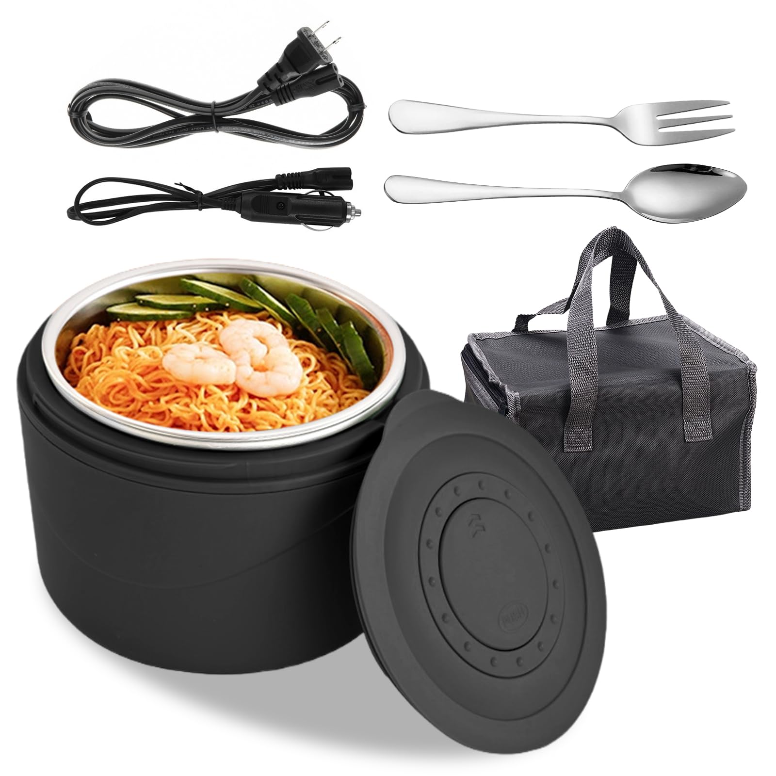 Boite repas avec fourchette et cuillere pour eviter les déjeuners froids