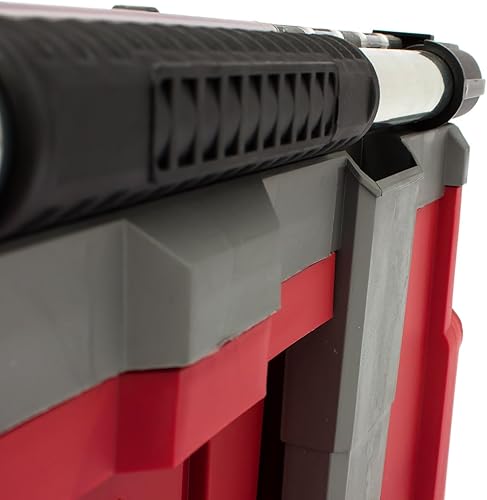 Miniatura 7 de Keter 17187311 Caja de herramientas que incluye caja de herramientas en voladizo serie Master Pro Series de 22 pulgadas de plástico rojo