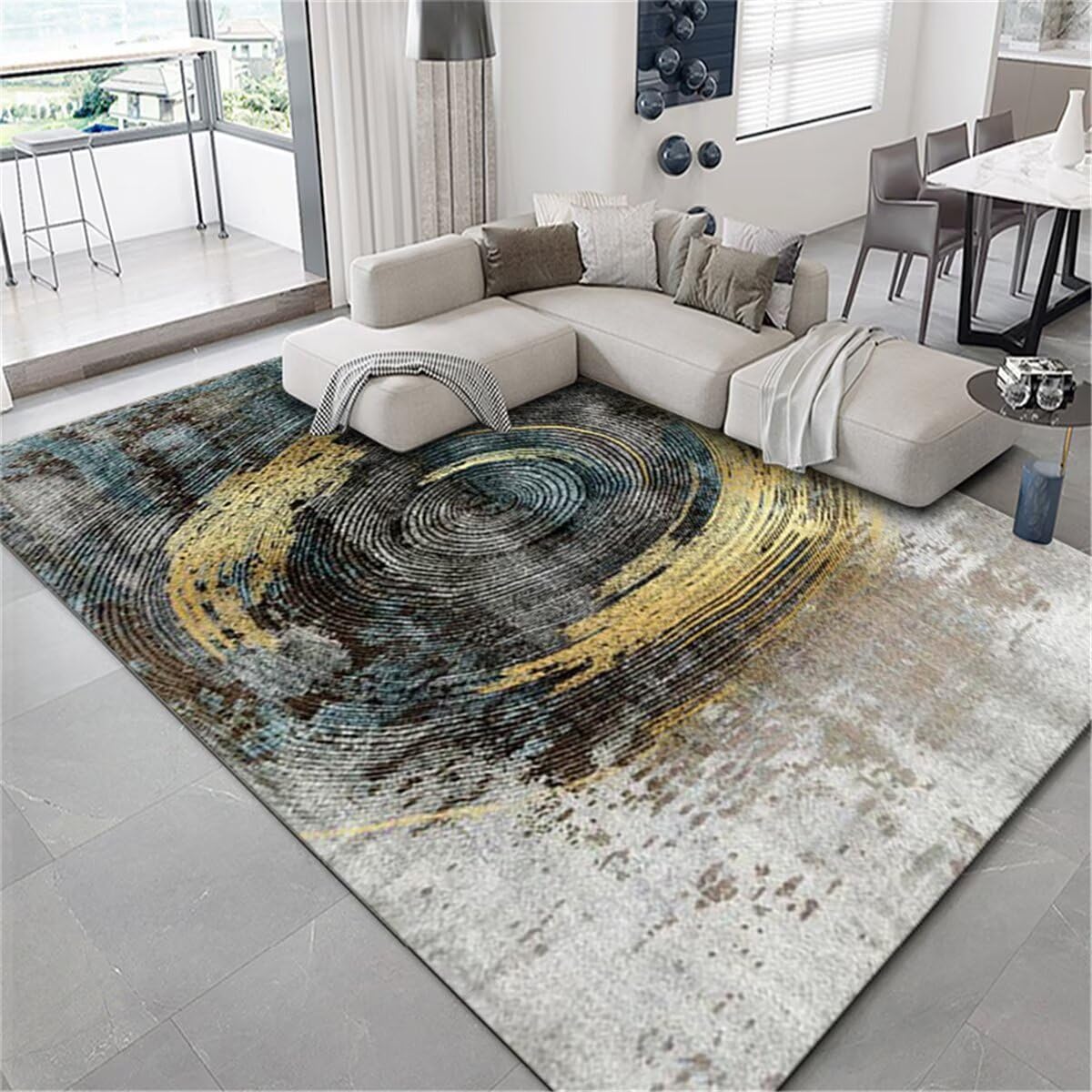 Tapis moderne 200X300CM décoration chambre et salon grand format design