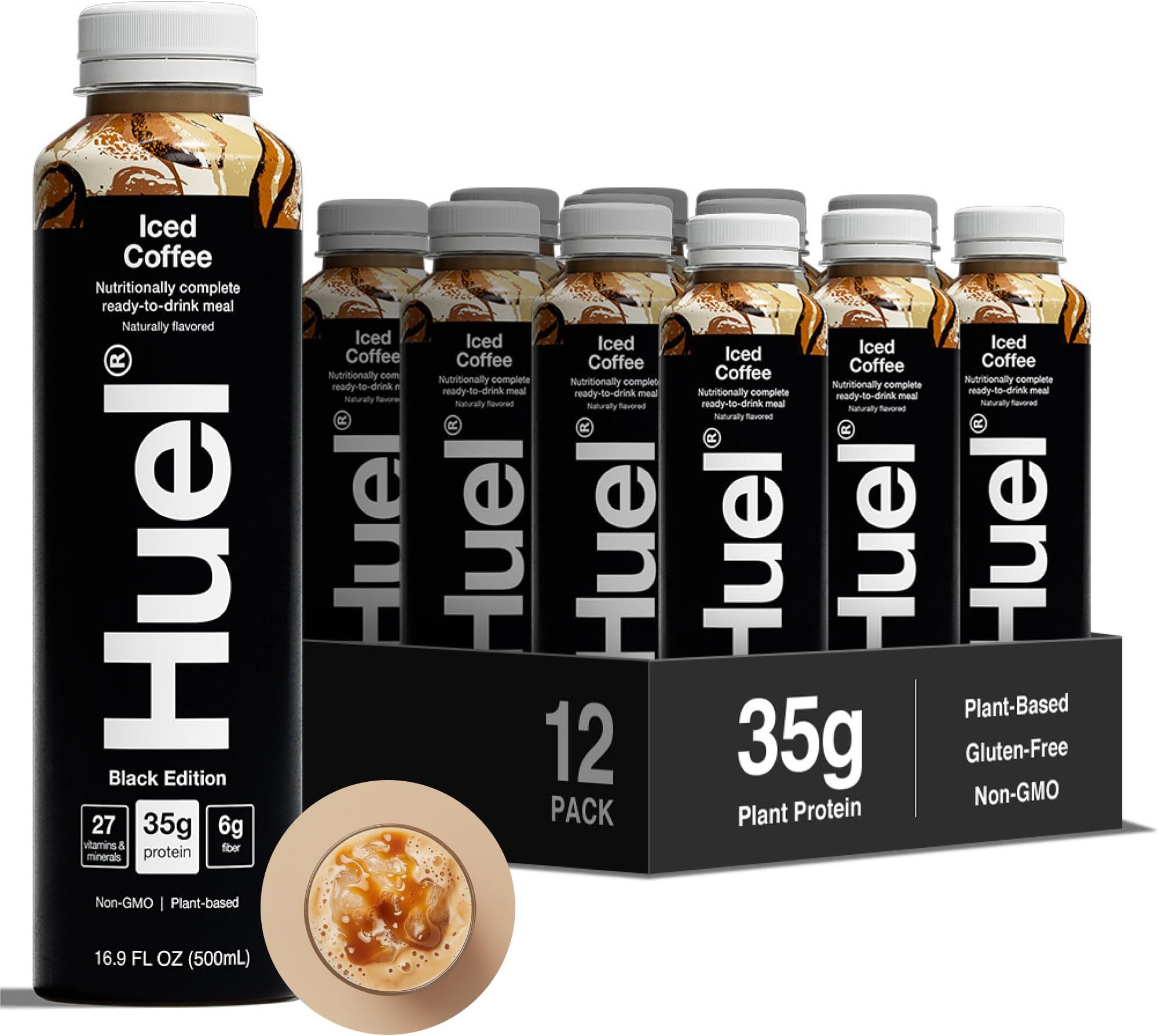 Black Edition Ready-to-Drink | Meal Replacement Protein Shake | Vegan