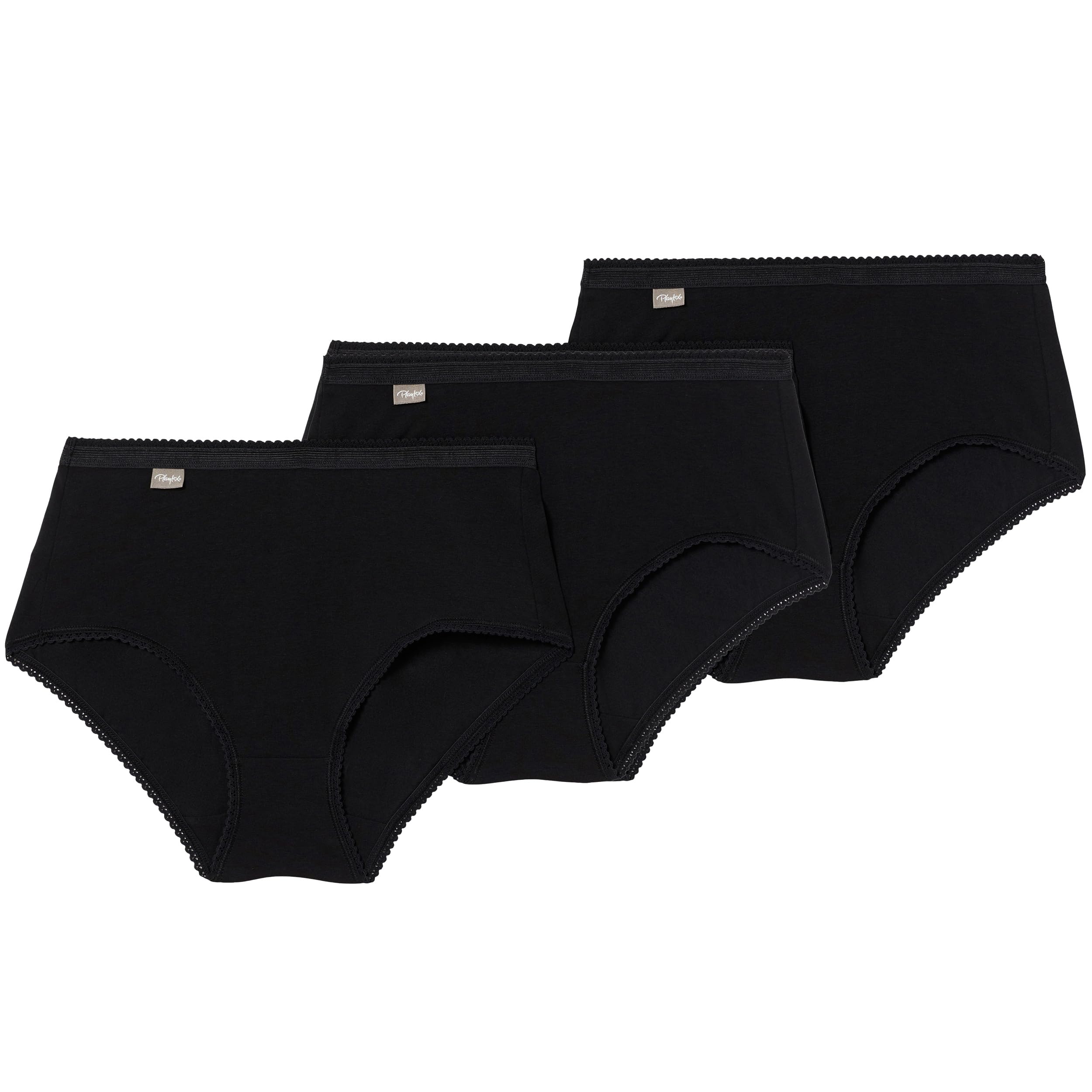 Playtex Lot de 3 Coton Stretch Brief Femme (Lot de 3)