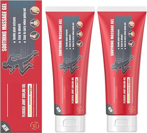 2 unidades de gel para articulaciones, crema de masaje relajante, alivio de las articulaciones, crema rápida muscular rápida, gel refrescante, geles