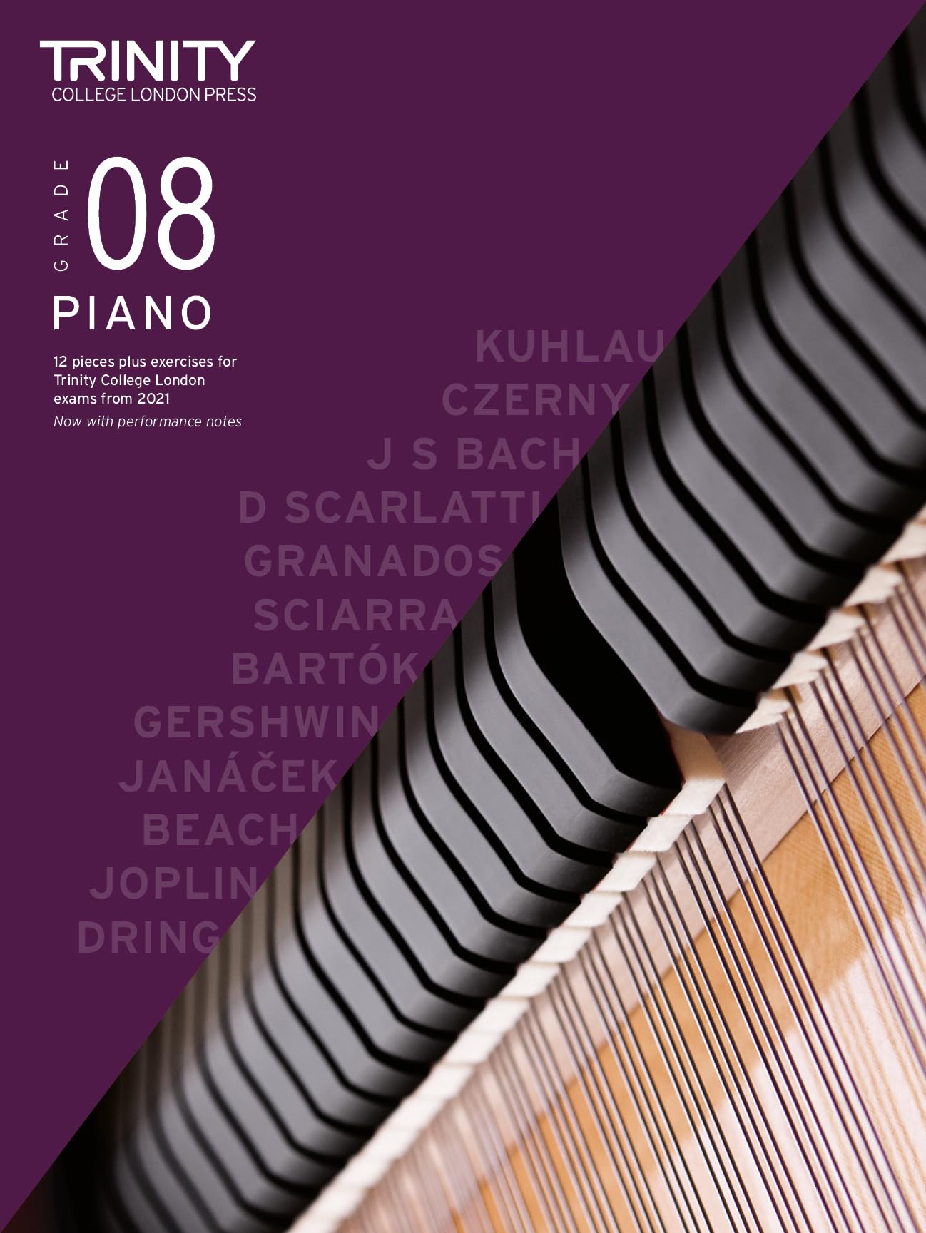 Trinity College London Piano Exam Pieces Plus Exercises From 2021: Grade 8