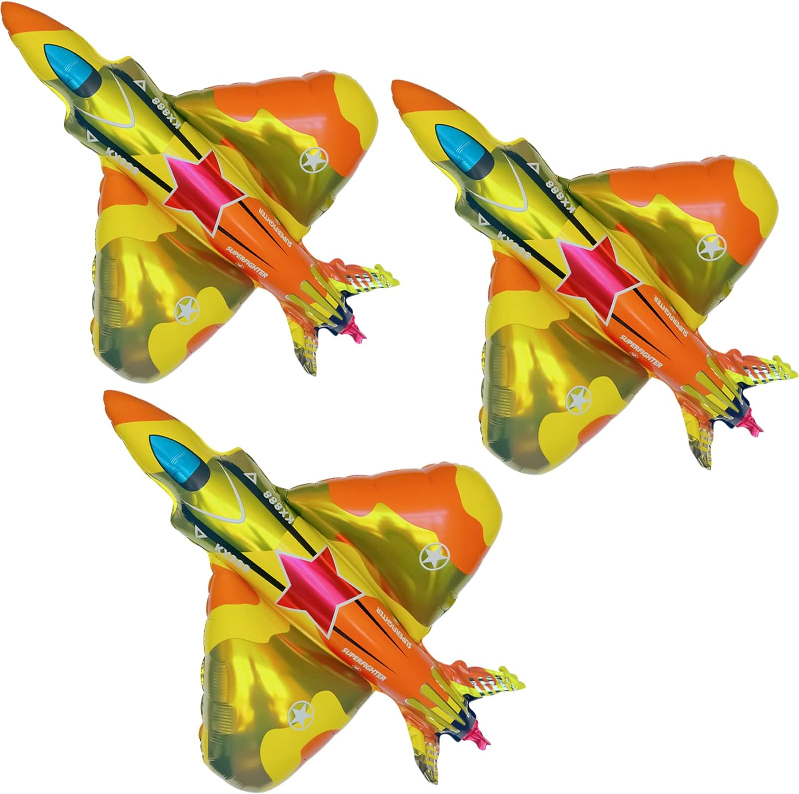 3PCS 42'' Airplane balloons.airplane birthday party decorations for boy baby shower party supplies