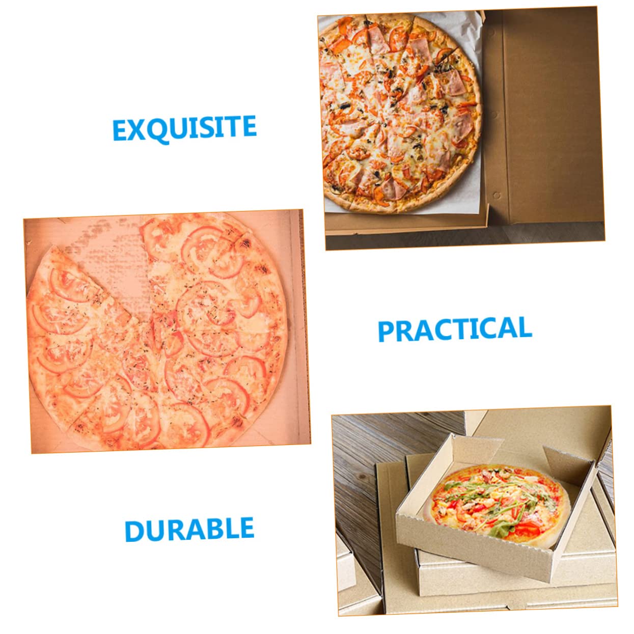 Caja de Pizza de 9 Pulgadas 15 Unidades de Papel Corrugado