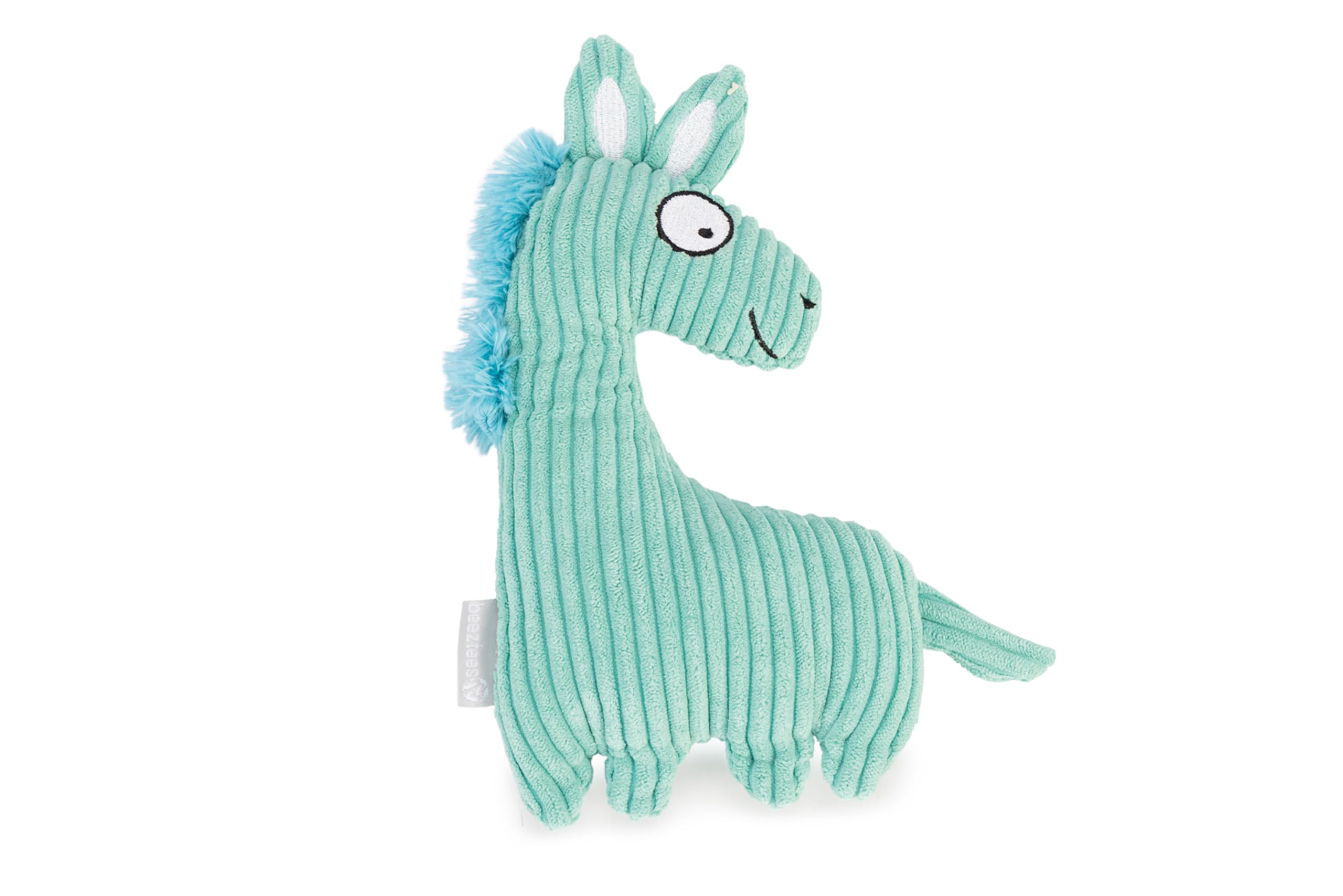 Beeztees Pferd Joli, Hundespielzeug, Rippenstoff, Blau, 23x13x4 cm