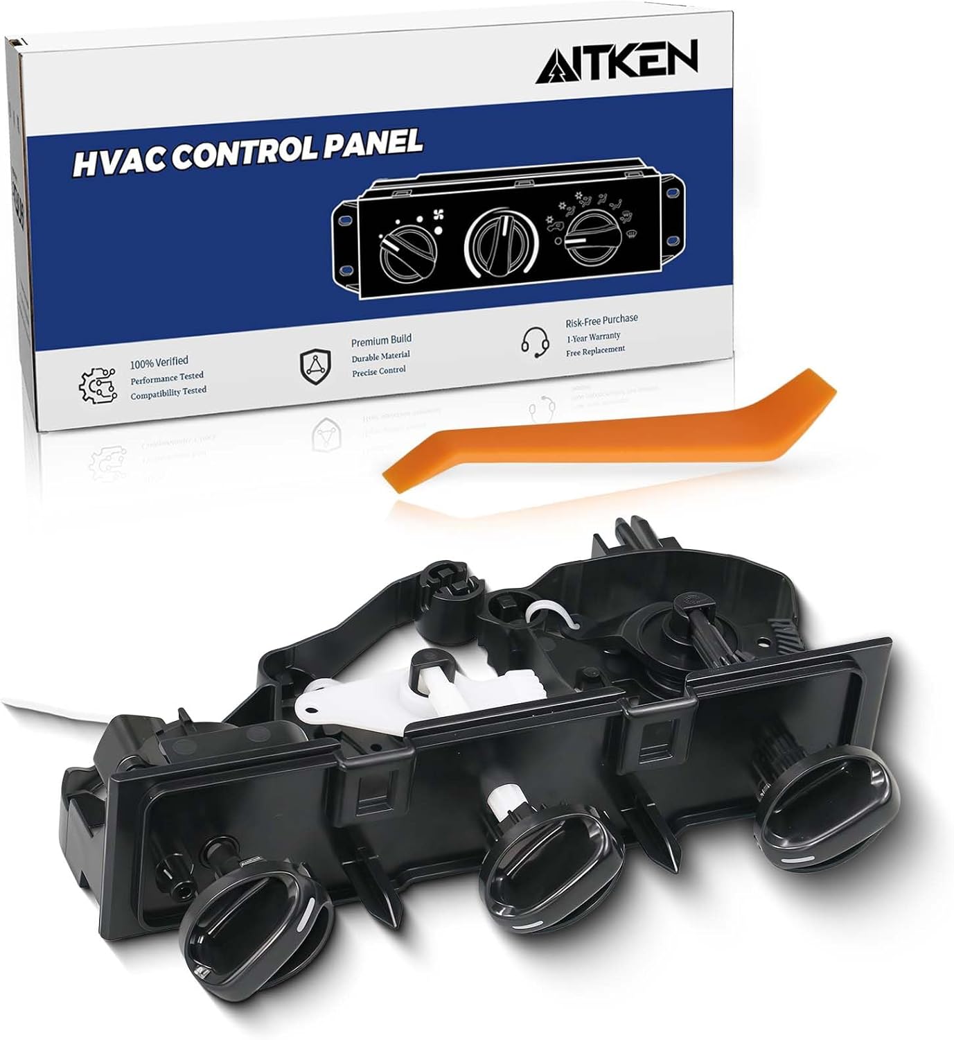 AITKEN AC Heater Control Panel Climate Control Module Switch, Panel AC Heater Compatible with 2000-2006 Toyota Tundra, Replace# 55910-0C010, 55905-0C010