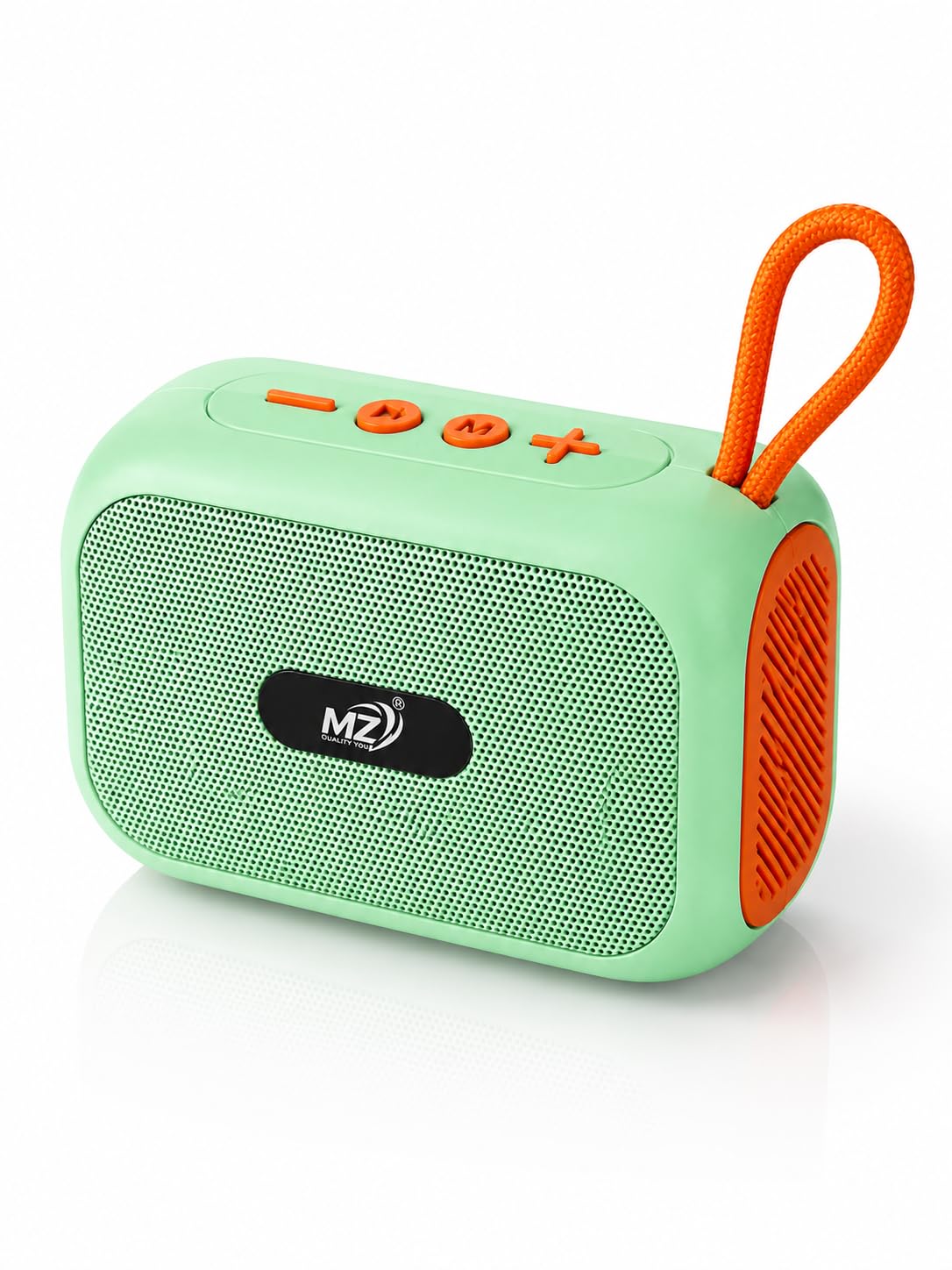 Mz Quality Talk Portable Wireless Bluetooth Speaker | 5W Output | TWS Support | FM Radio | USB/TF Card | Type-C Charging | Compact & Travel Friendly (Lime Gr)-image-48