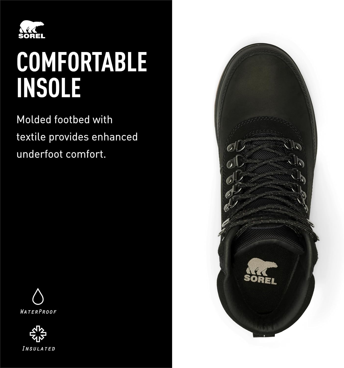 Sorel Men's Ankeny II Hiker Waterproof Boots