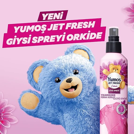 Soft JetFresh Clothes Spray Orchid 200 ml