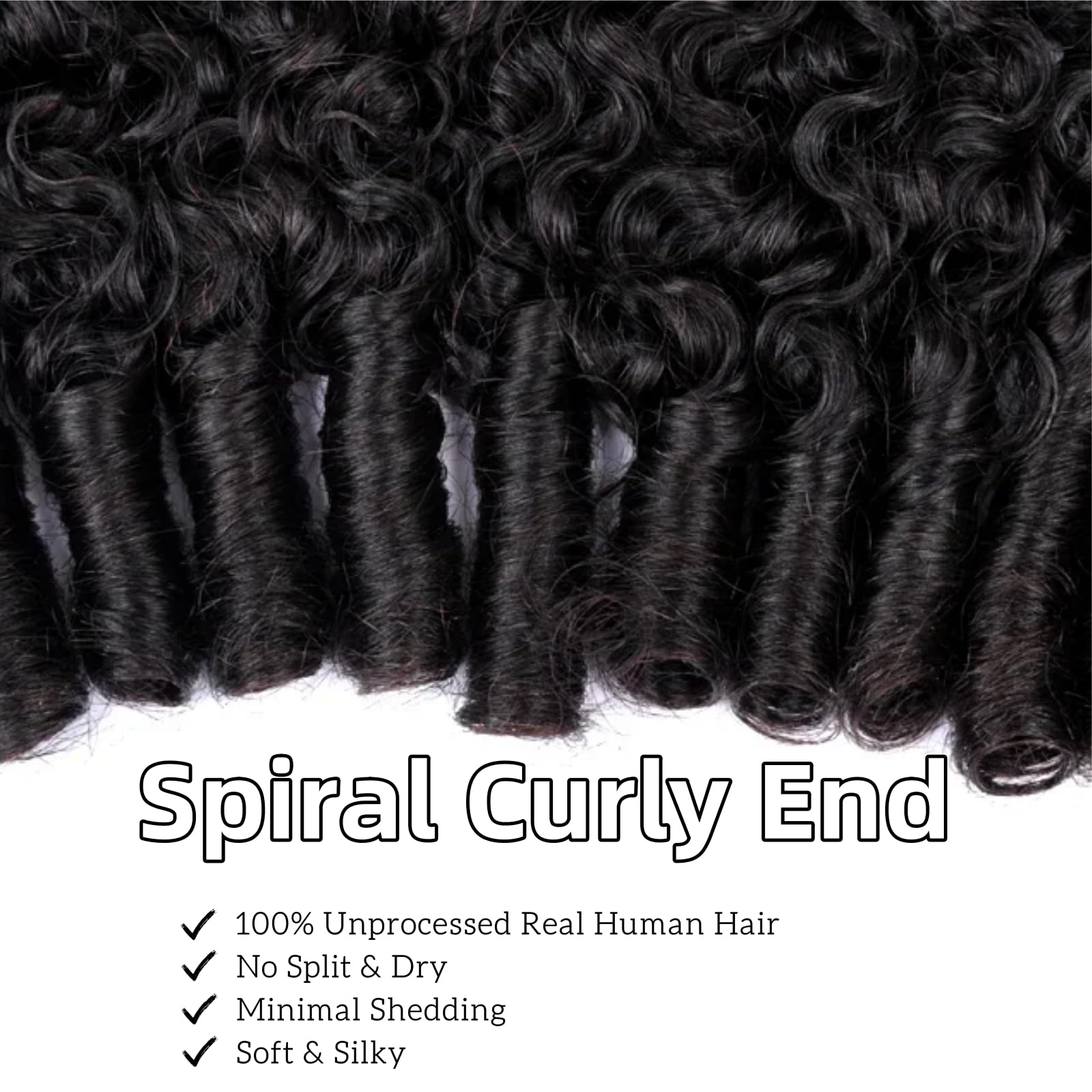 Natural Black Burmese Curly Human Hair Bundles