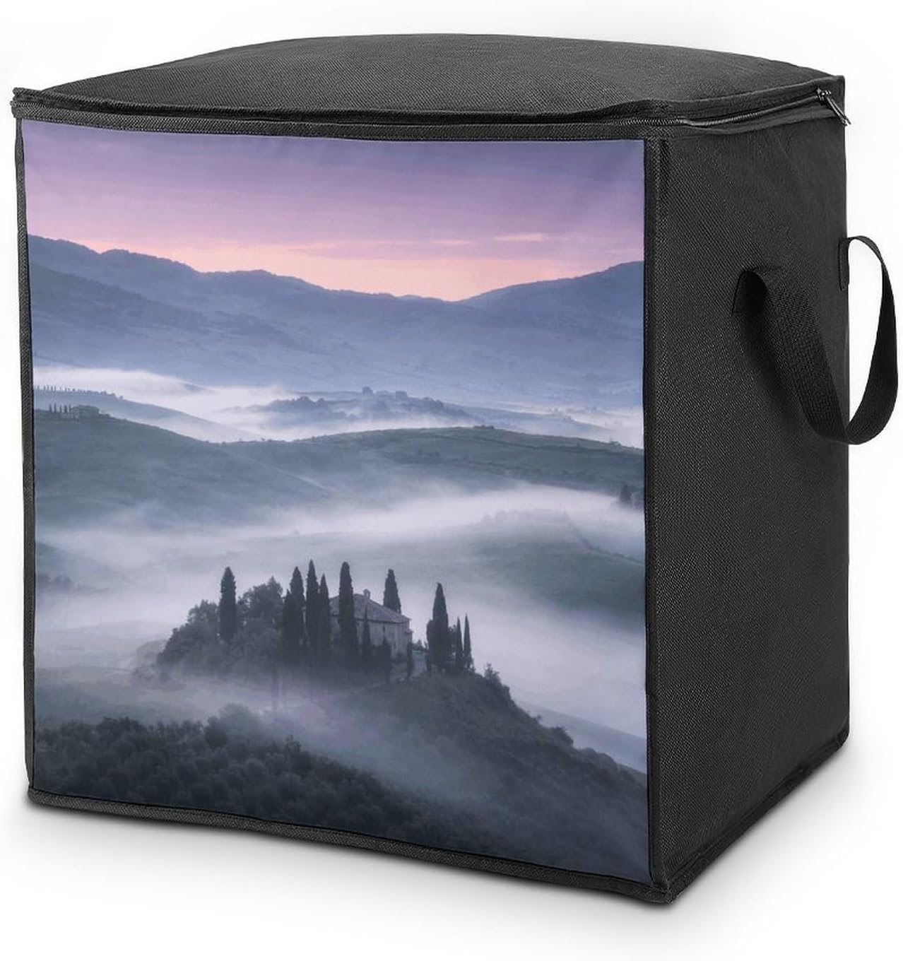 Secret Realm Manor Storage Bags Closet Organizer Clothes Storage Bin Blanket Storage Bag with Zipper And Handle Clothes Storage Containers for Clothing, Sweater, Comforter, Bedding