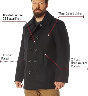 Rothco Classic Wool Peacoat