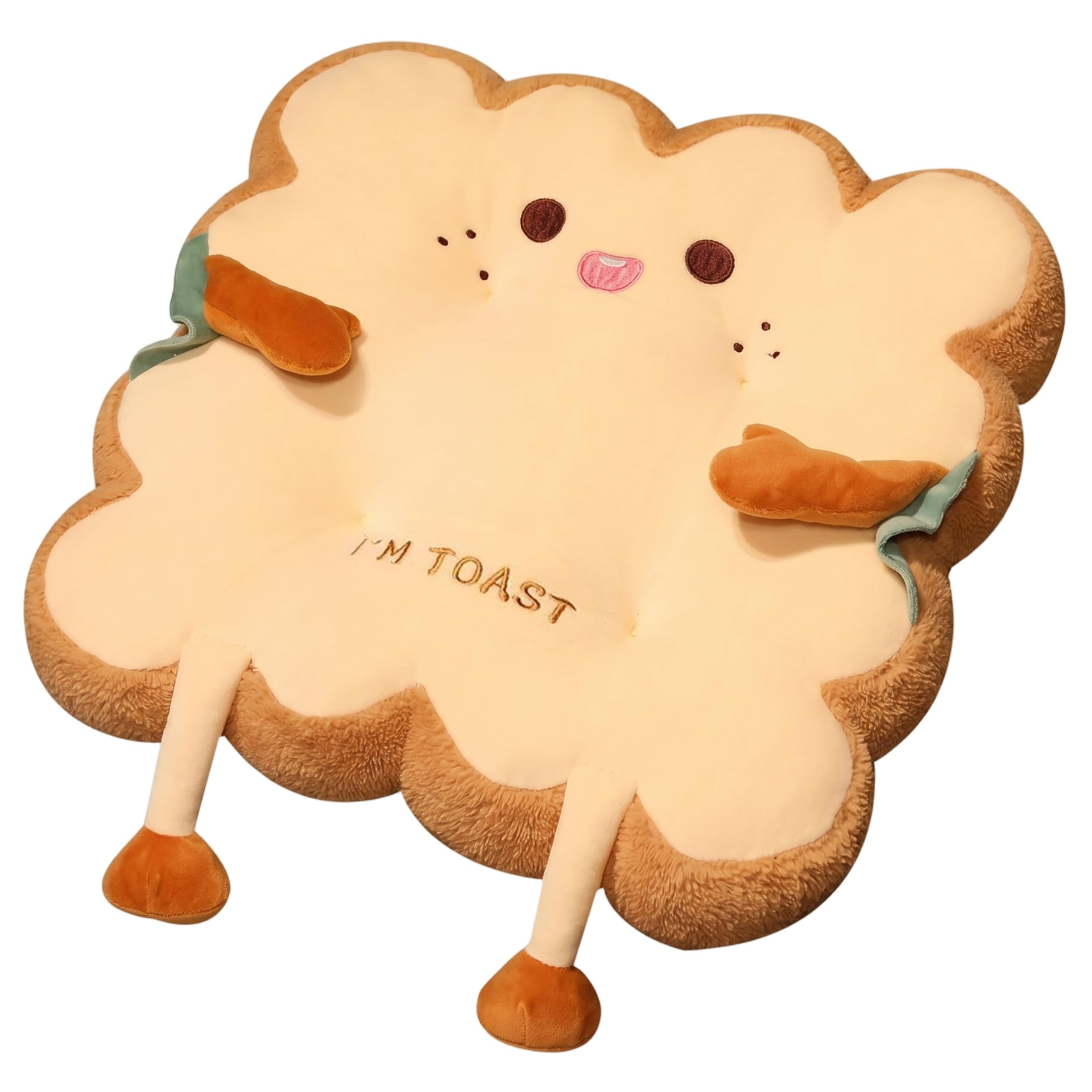 Coussin de chaise mignon et épais style pain kawaii pour fauteuil de bureau