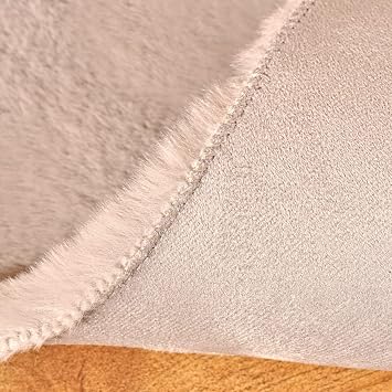 Rex Tavşanı Dekoratif Çift Kafa Peluş Post Gri (Tüy Yüksekliği 22 mm)