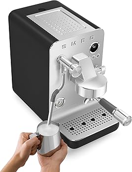 SMEG EMC02BLMEU, Cafetera espresso minipro Collezione, Black (matte)5