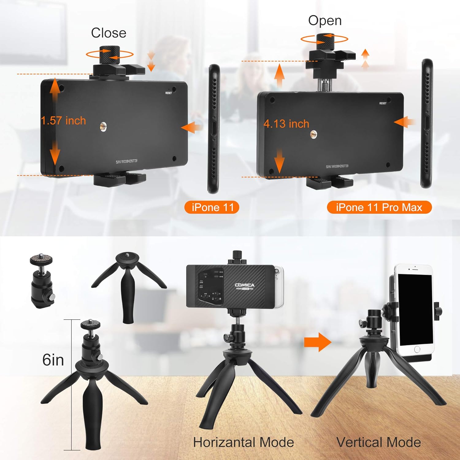 Buy 1 get 1 🔥 COMICA CVM-WS60 Combo Wireless Dual Lavalier Lapel Microphone System with UHF 12 Channels, Universal Smartphone Clamp, 100ft Wireless Range, Wireless Microphone for Smartphones and Cameras (2Tx+1Rx) Cheapest 🛒 COMICA CVM-WS60 Combo Wireless Dual Lavalier Lapel Microphone System with UHF 12 Channels, Universal Smartphone Clamp, 100ft Wireless Range, Wireless Microphone for Smartphones and Cameras (2Tx+1Rx)