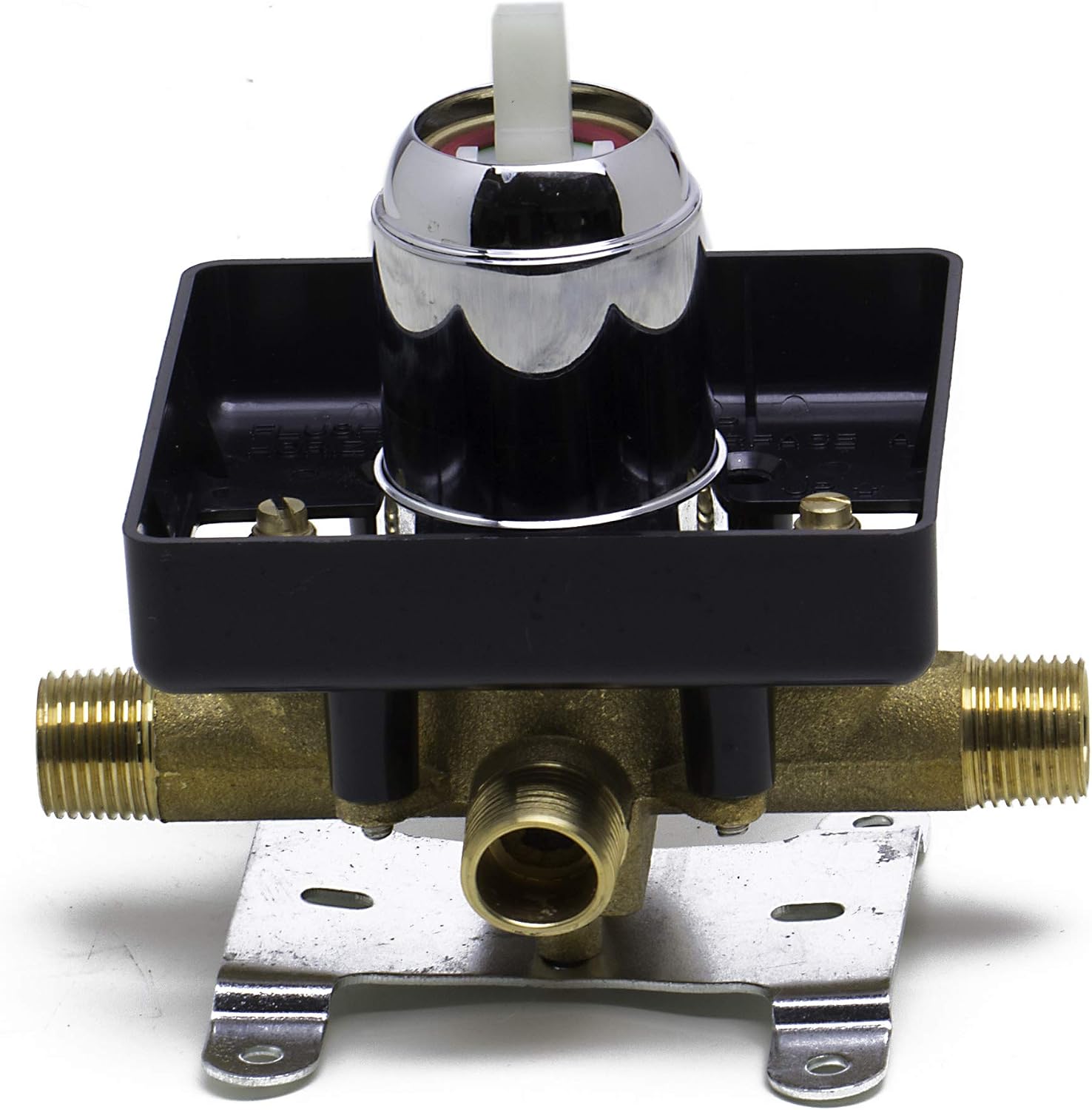 ALFI brand AB5501 Shower Valve Mixer with Square Lever Handle, Polished Chrome