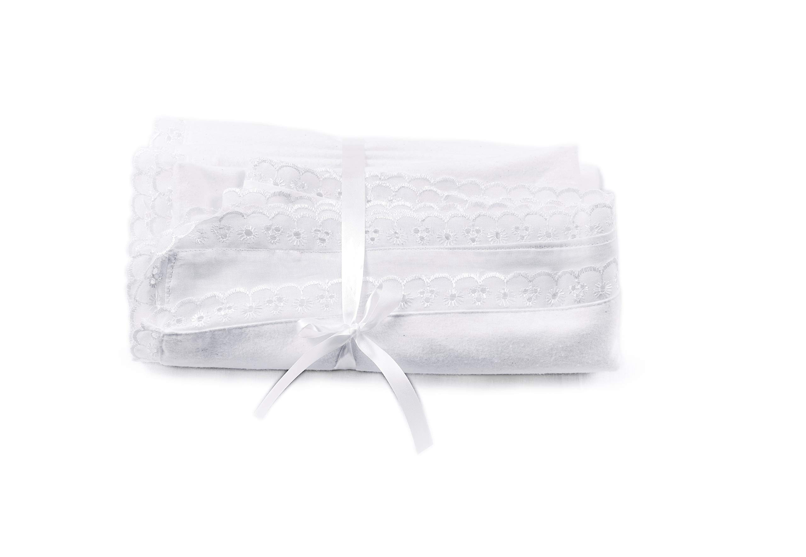 Picksparrow Pure Cotton Newborn Baby Blanket/Reversible Wrap/Double Layered Voile Flannel Receiving Blanket/Newborn Essentials (90 * 90cm, Solid White)-image-18