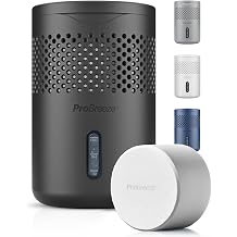 Pro Breeze Osmo Dehumidifier, Silent & Refillable Moisture Absorber for Home, Bedroom, Wardrobe and Bathroom,1.54lb Refillable Tablet, Black