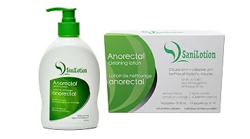 Hygienic Cleansing Lotion Daily & Travel Bundle Anorectal Cleansing, Moisturizing & Hydrating Care Full Size + 14 Travel Sachets